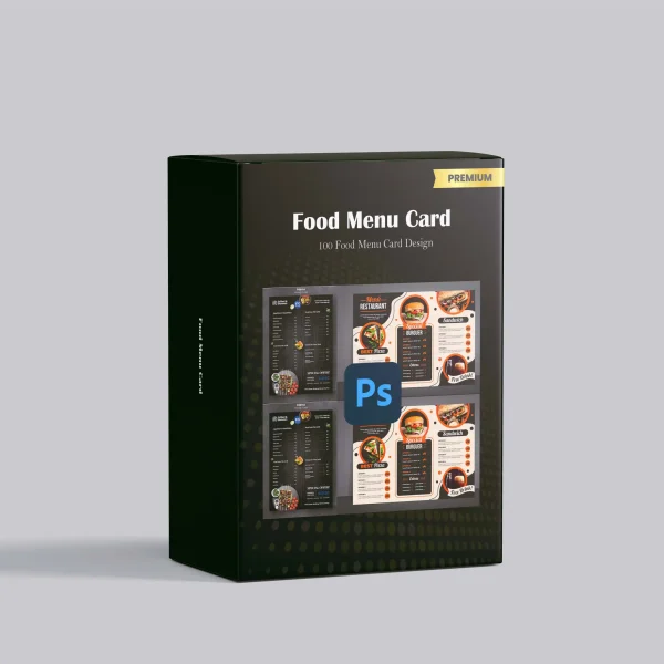 Food Menu Card Template for Resturant